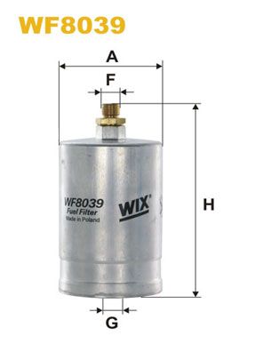 WIX FILTERS Kütusefilter WF8039